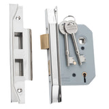 Rebated 5 Lever Mortice Lock - Backset 57mm