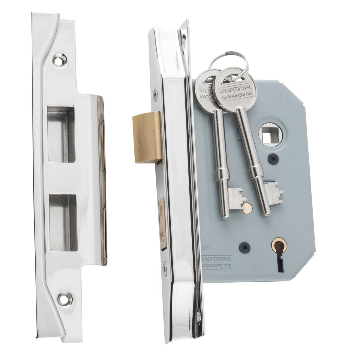 Rebated 5 Lever Mortice Lock - Backset 57mm