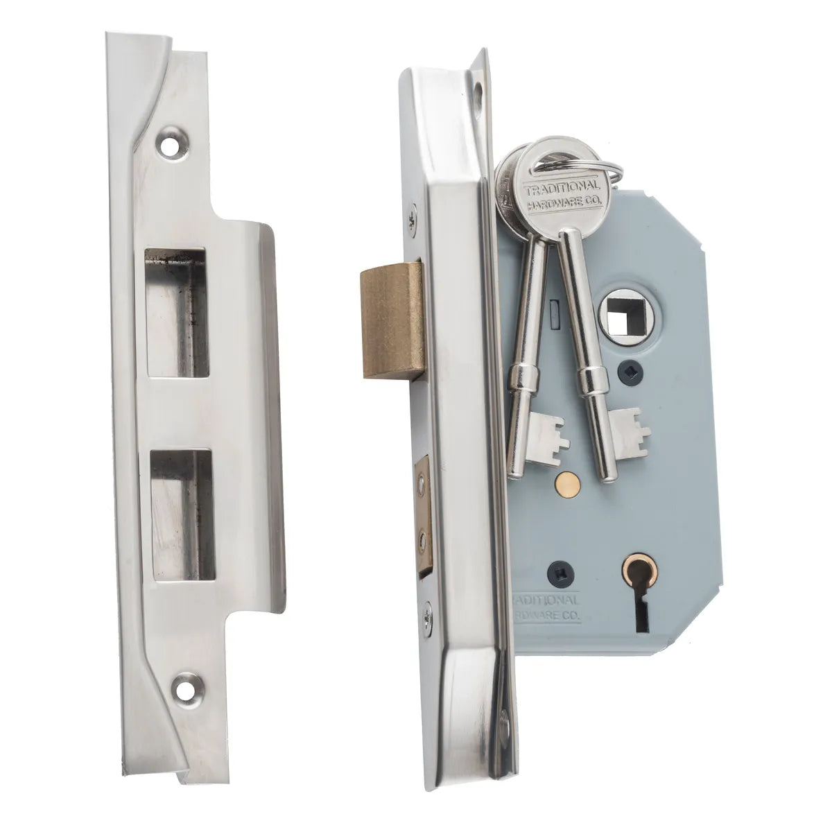 Rebated 5 Lever Mortice Lock - Backset 46mm