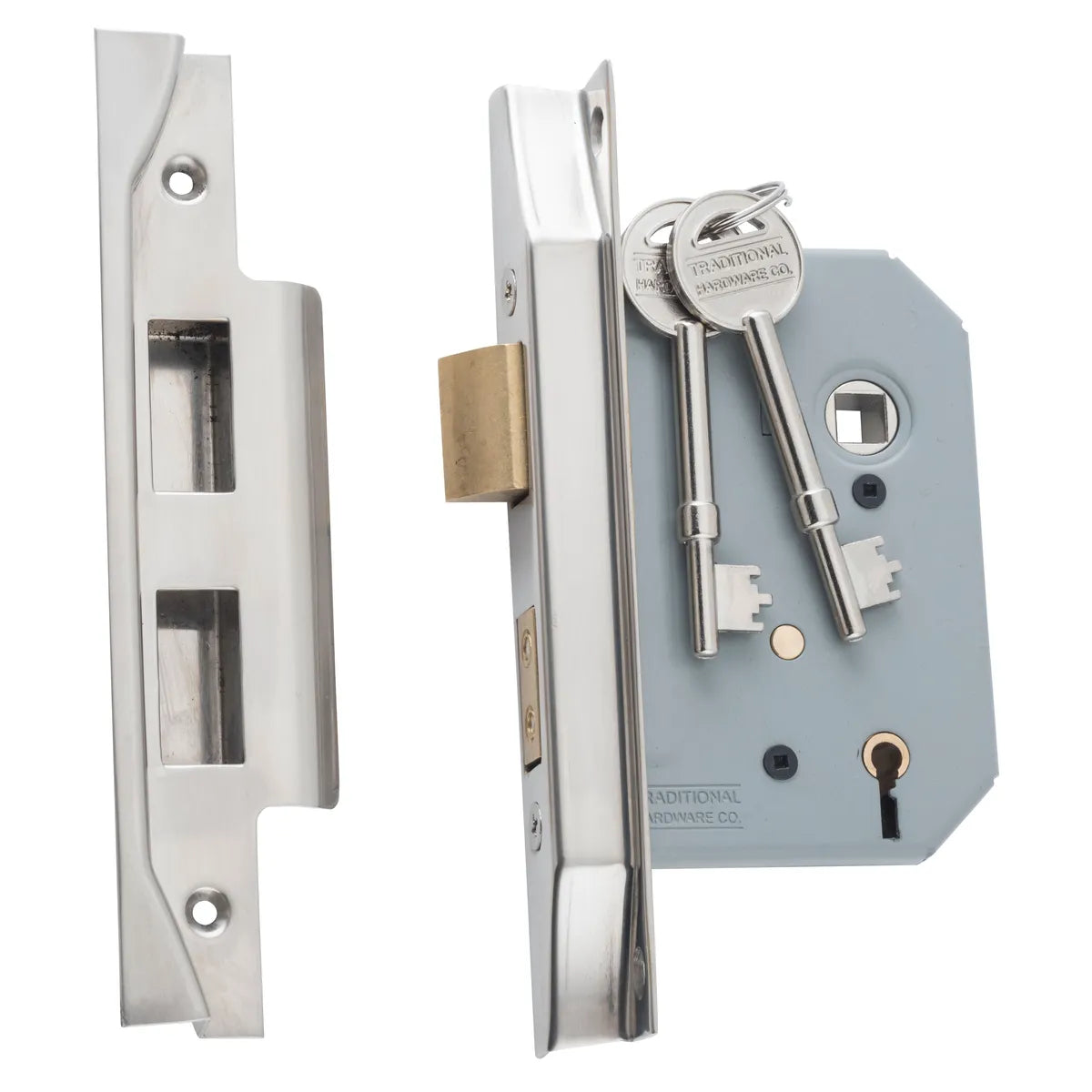 Rebated 5 Lever Mortice Lock - Backset 57mm