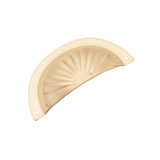 Fluted Drawer Pull - Sheet Brass