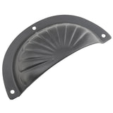 Fluted Drawer Pull - Sheet Brass