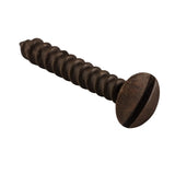 Slot Head Raised Countersunk Screw - Solid Brass L19mm 5 Gauge