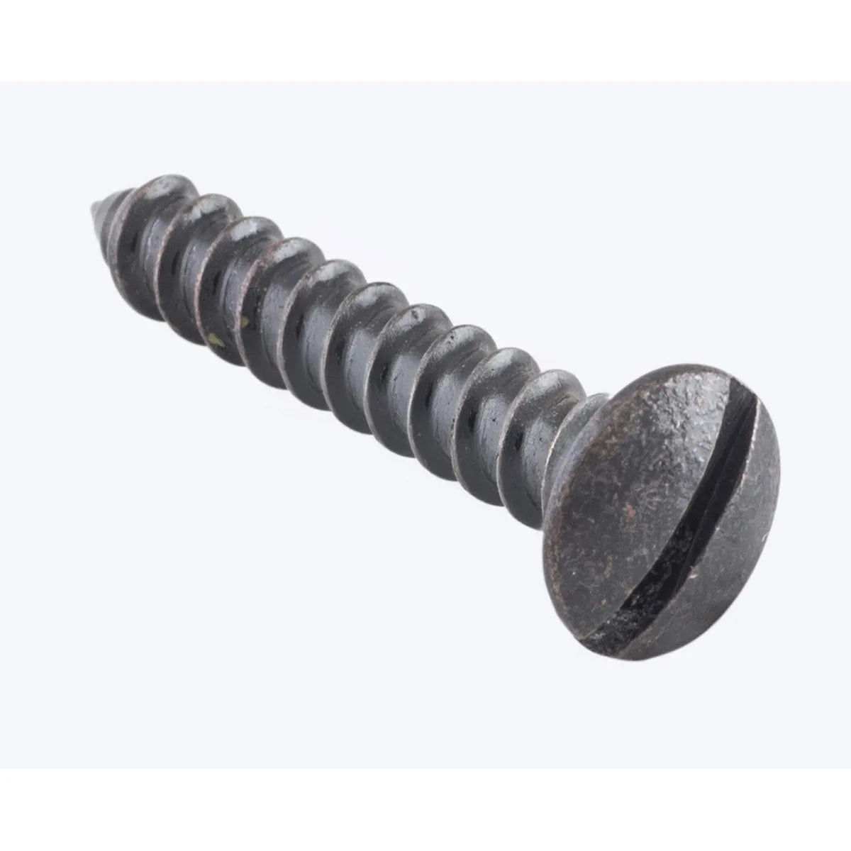 Slot Head Raised Countersunk Screw - Solid Brass L19mm 5 Gauge