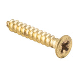 Hinge Screws - Solid Brass  L25mm 8 Gauge