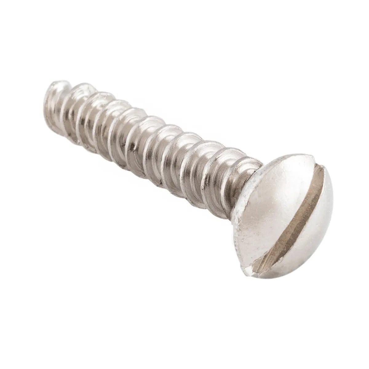 Slot Head Raised Countersunk Screw - Solid Brass L19mm 5 Gauge