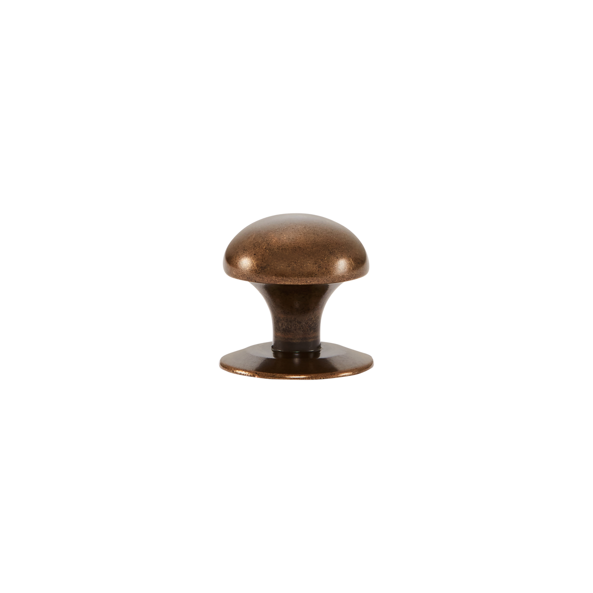 Momo Trafalgar Round Knob 37mm in Bronze - rear mounting detail