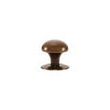 Momo Trafalgar Round Knob 37mm in Bronze - rear mounting detail