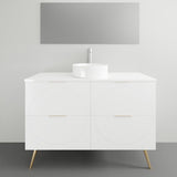 Timberline Sutherland House Retro On Legs Vanity - 1200mm Single Basin | The Blue Space