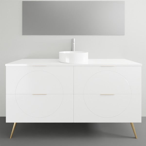 Timberline Sutherland House Retro On Legs Vanity - 1500mm Single Basin | The Blue Space