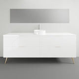 Timberline Sutherland House Retro On Legs Vanity - 2100mm Single Basin | The Blue Space