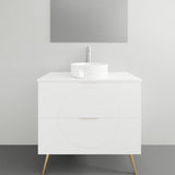 Timberline Sutherland House Retro On Legs Vanity - 900mm Single Basin | The Blue Space