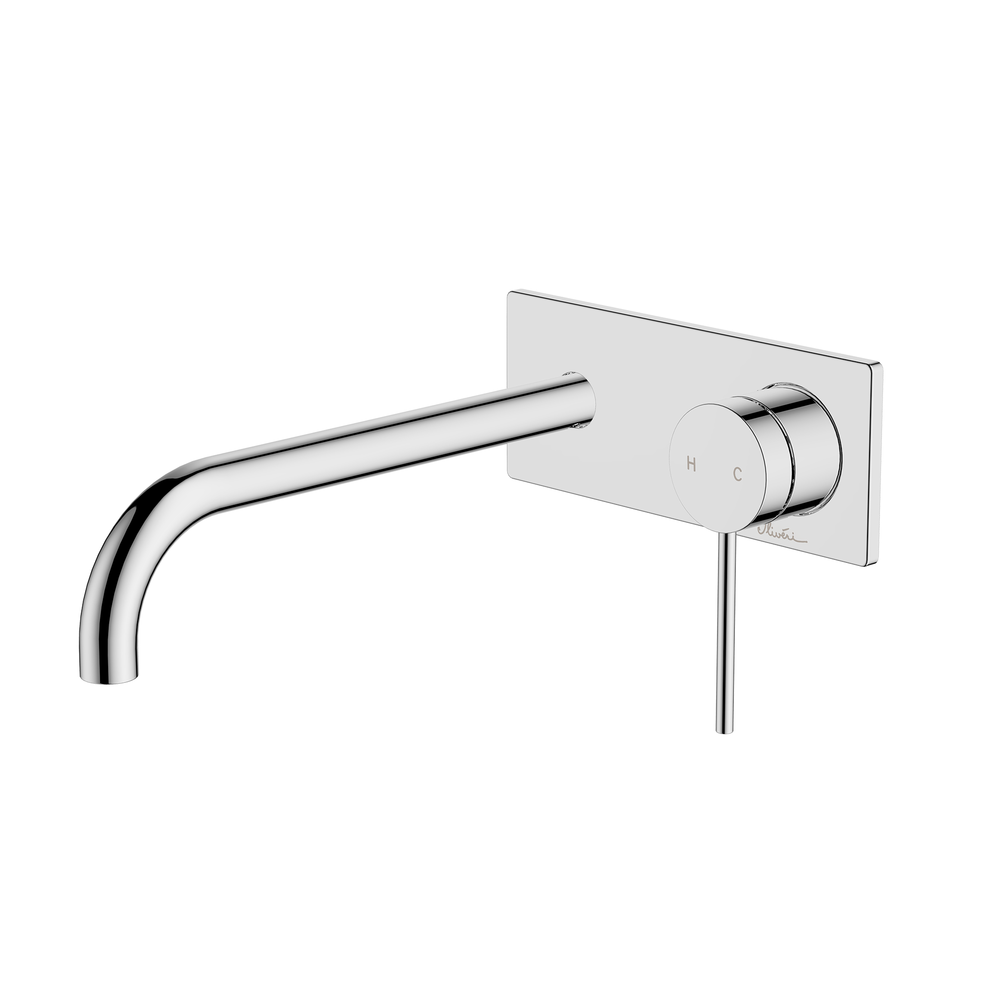 Venice Curved Wall Mixer Set