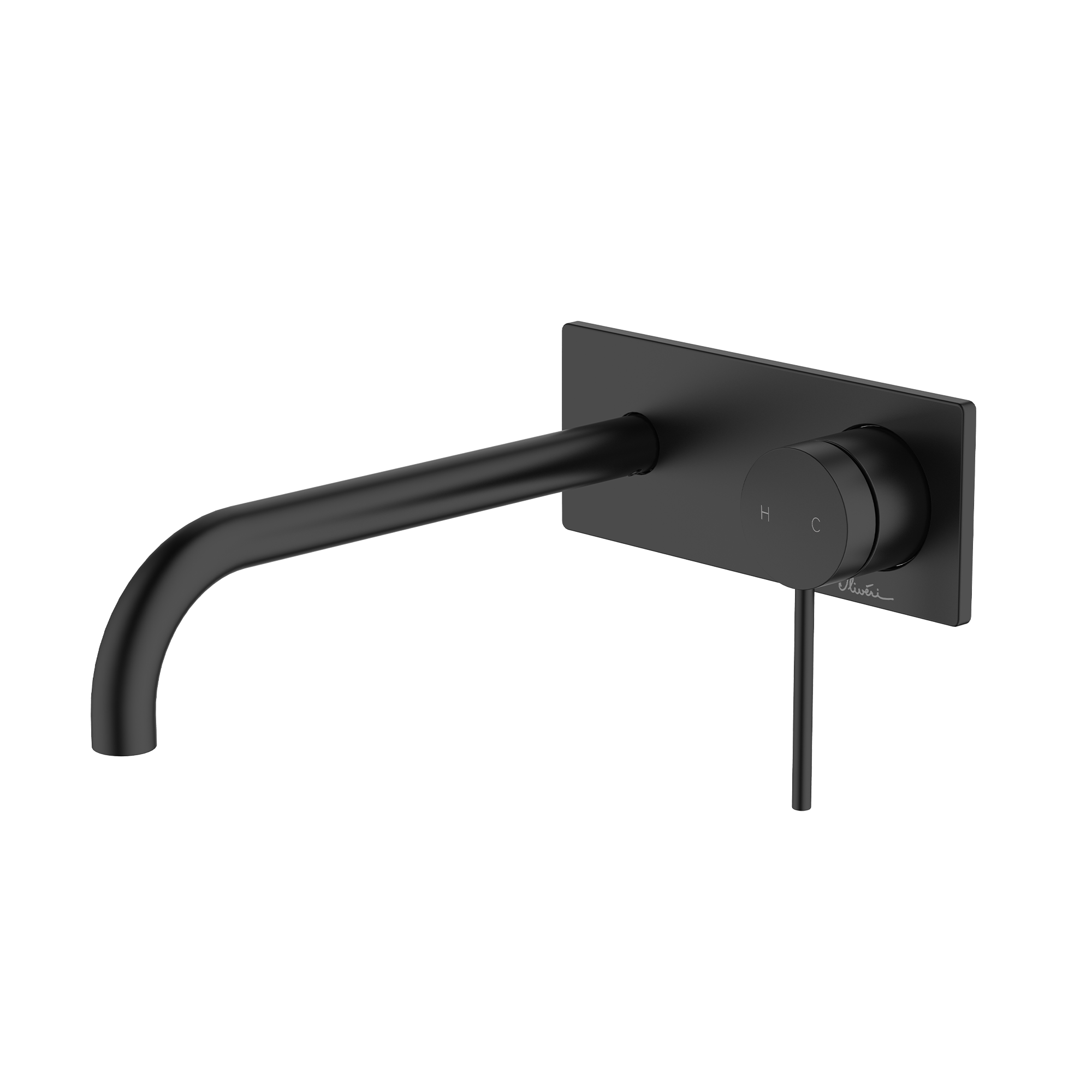 Venice Curved Wall Mixer Set