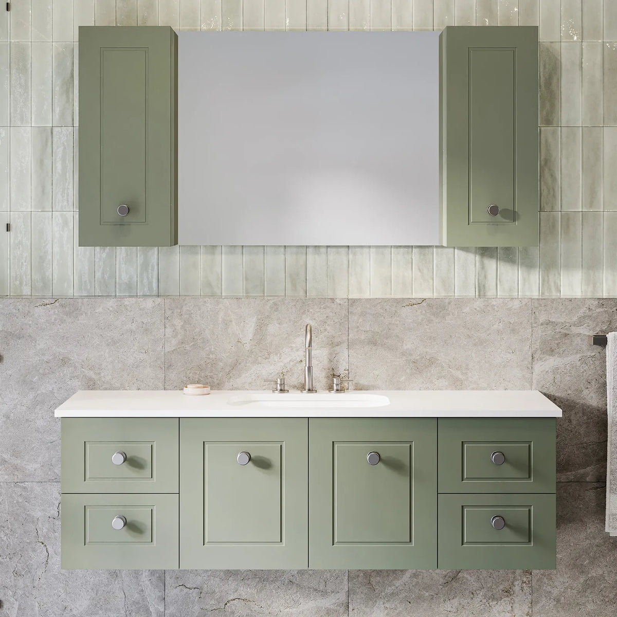 Timberline Victoria Vanity 1500mm Centre Bowl
