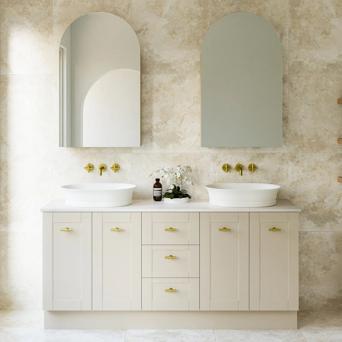 Timberline Victoria Vanity 1800mm Double Bowl