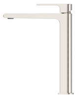 Beki Tall Basin Mixer - Brushed Nickel