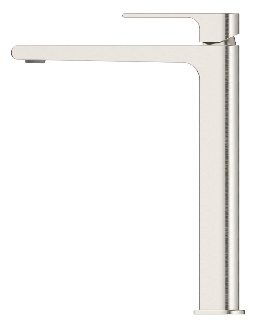 Beki Tall Basin Mixer - Brushed Nickel