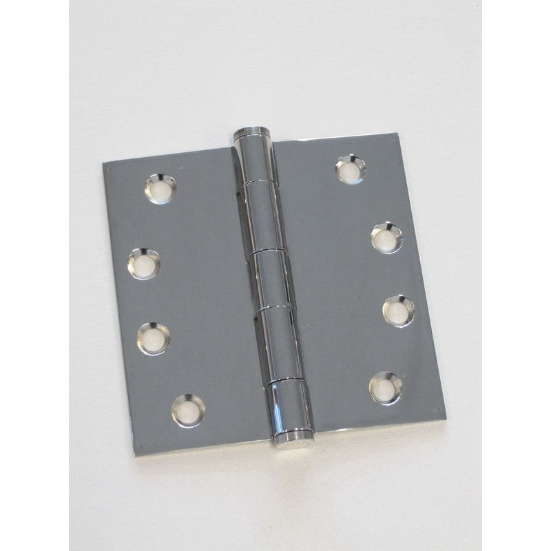 Button Tipped Hinge 100x100x2.5mm Polished Stainless 304 FP & LP