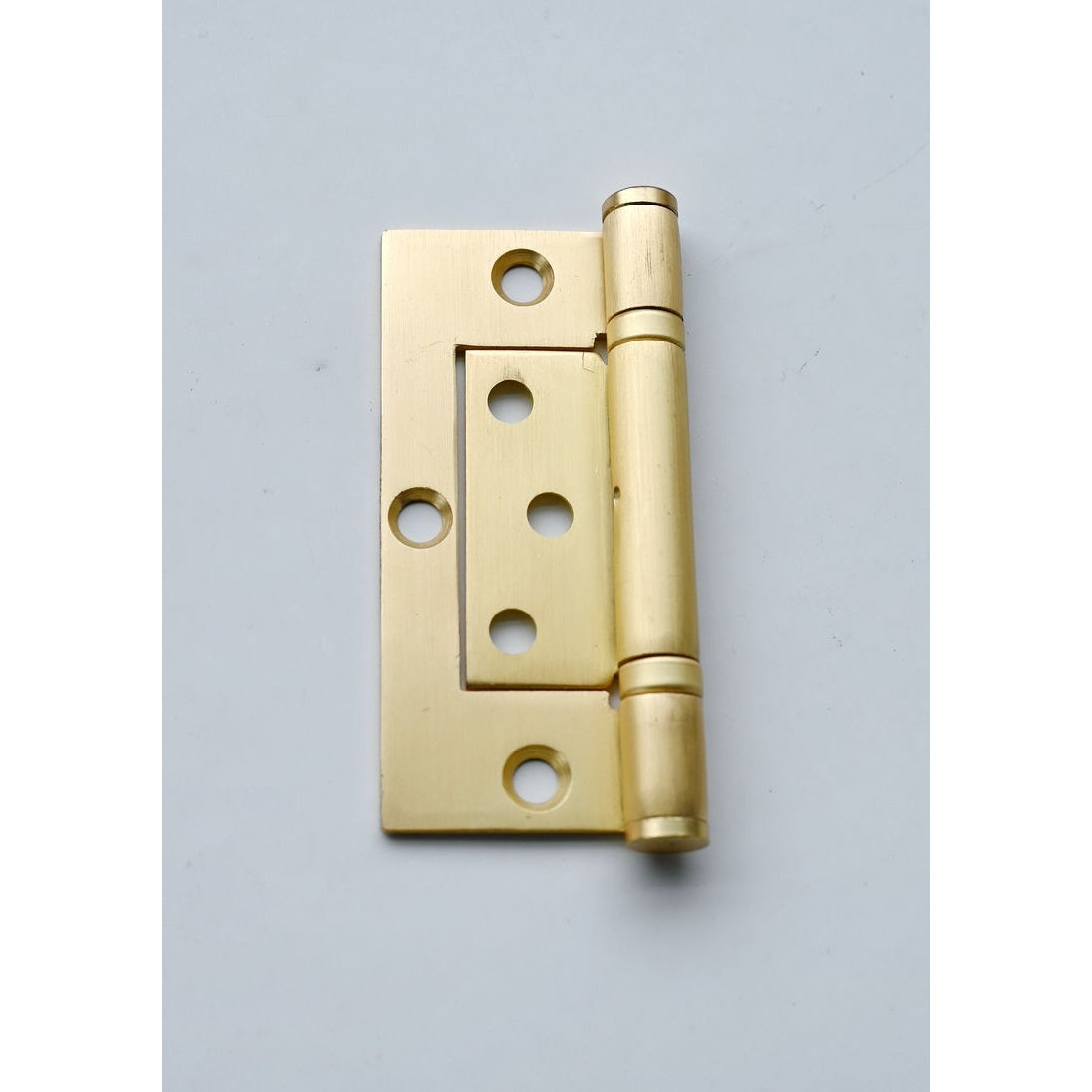 Quick Fix Bearing Hinge 100x71x2.5mm Satin C Brass