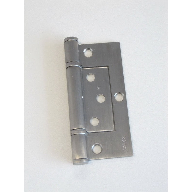 Quick Fix Bearing Hinge 100x71x2.5mm Satin Stainless 304 -For Metal Door