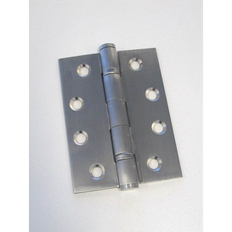 Ball Bearing Hinge 100x75x2.5mm Satin Stainless 304 Fixed Pin