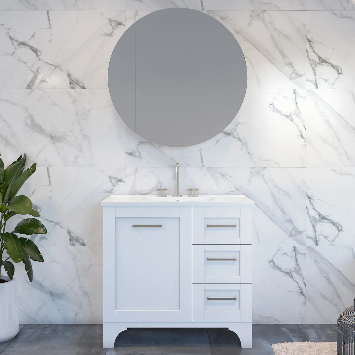Timberline Windsor Vanity 900mm