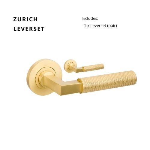 Zurich – Satin Brass