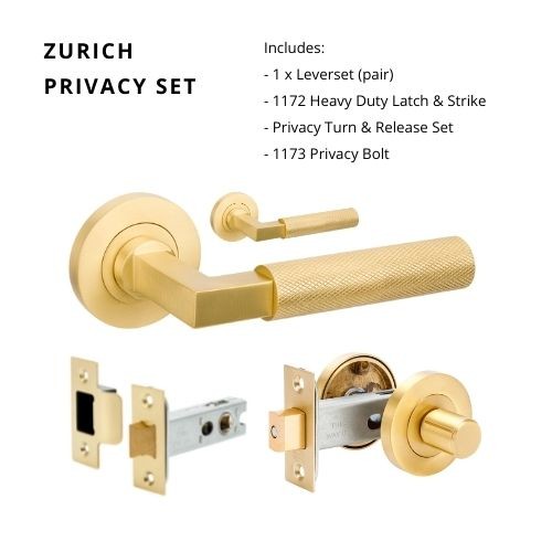 Zurich – Satin Brass
