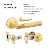 Zurich – Satin Brass