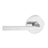 Avant with QuickFix Alba Passage Lever Set in Bright Chrome with Latch