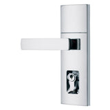 Trilock Contemporary Angular Double Cylinder Entrance Lever Set