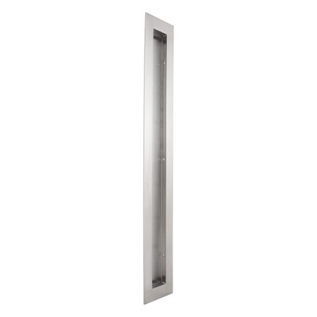 Rectangular Flush Pull 350mm in Stainless Steel