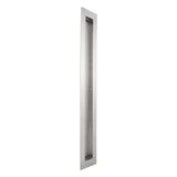 Rectangular Flush Pull 350mm in Stainless Steel