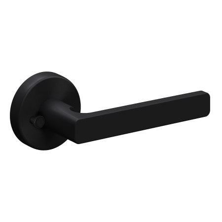 Avant SR QuickFix Rivera Privacy Lever in Matte Black