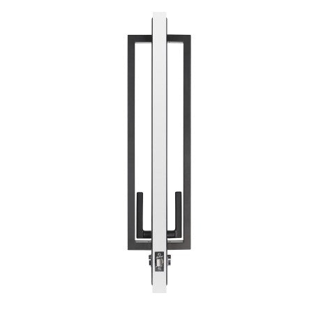 Trilock Omni Back to Back Double Cylinder Pull Handle Entrance Set in Polished Stainless Steel