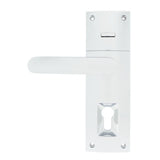 Trilock Contemporary Contour Dummy Trim Entrance Lever Set in Bright Chrome