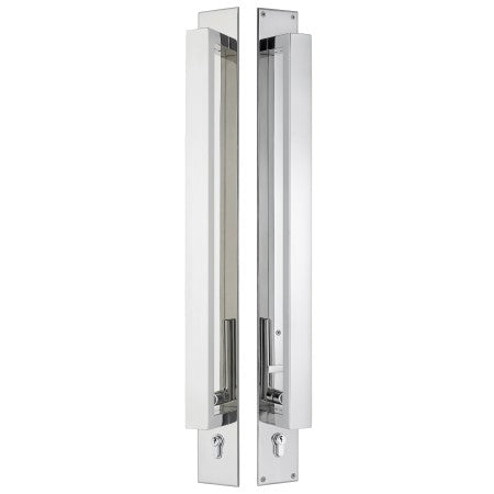 Trilock Omni Back to Back Double Cylinder Pull Handle Entrance Set
