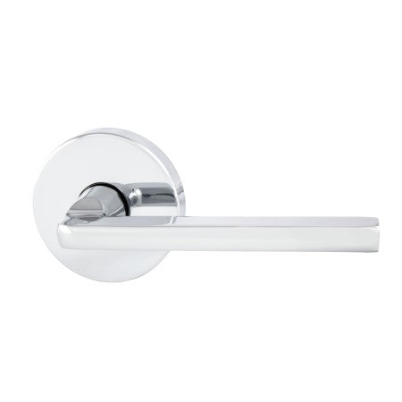 Avant with QuickFix Alba Passage Lever Set in Bright Chrome with Latch