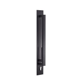 Trilock Omni Accent Allure Double Cylinder Pull Handle Entrance Set in Matte Black