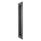 Rectangular Flush Pull 250mm in Satin Graphite