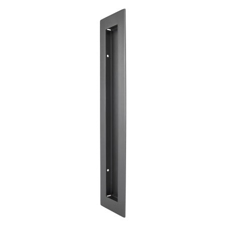 Rectangular Flush Pull 250mm in Satin Graphite