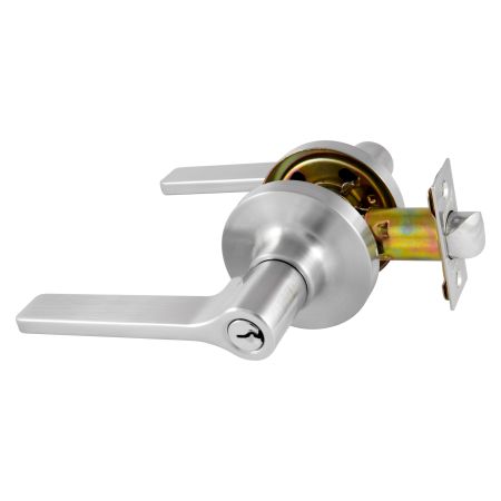 TradePro Adel Entrance Lever Set in Satin Chrome