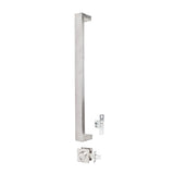 Oblong 600mm Pull Handle Entrance Set with Single Cylinder Deadbolt