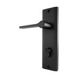 TradePro Adel Long Plate Entrance Lever Set in Matte Black
