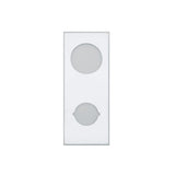Slim Style Trim Plate in Satin Chrome