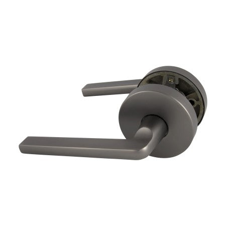Avant with QuickFix Alba Passage Lever Set in Satin Graphite
