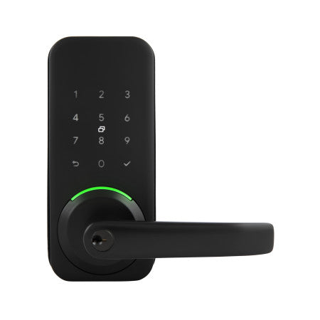 Gainsborough Haven Smart Lever Entrance Lock in Black