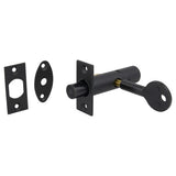 Door Security Bolt in Matte Black
