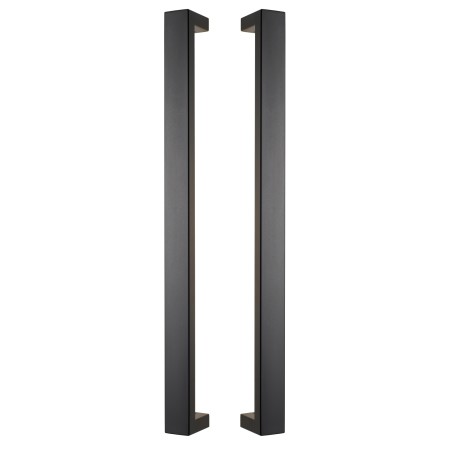 Oblong 600mm Back to Back Pull Handle Dual Pack Set in Matte Black